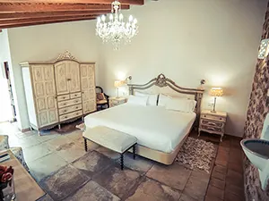 Finca Casa Sant en Soller Mallorca cama de matrimonio
